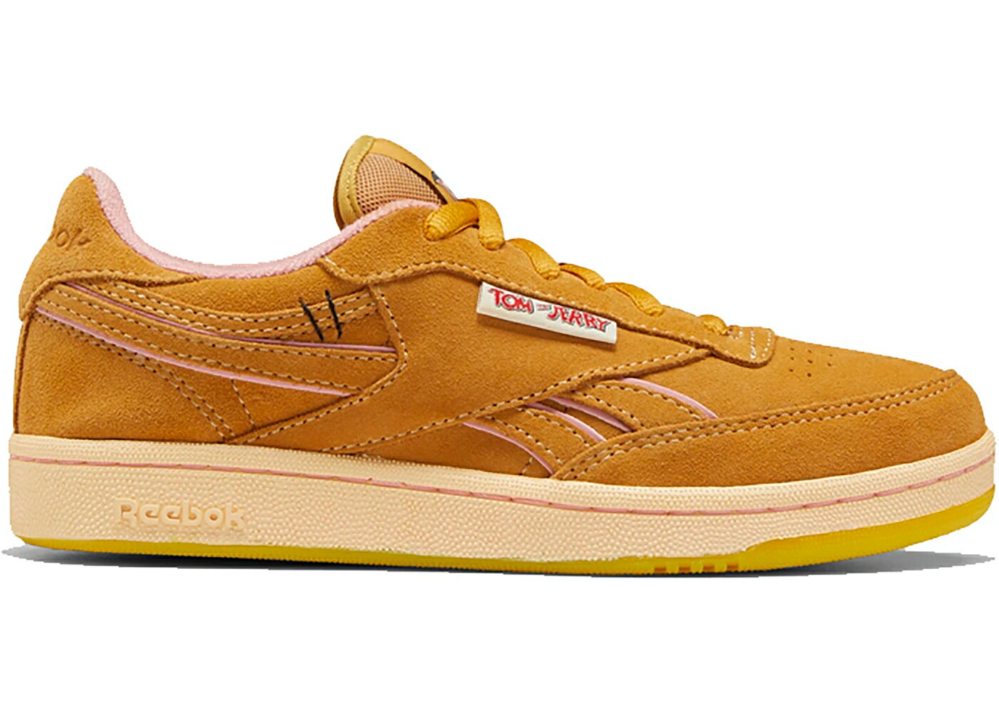 リーボック クラブ ピンク & ジュニア キッズ REEBOK CLUB C REVENGE TOM JERRY (GS) / BOLD BRASS BOLD BRASS QUIET PINK ベビー マタニティ スニーカー