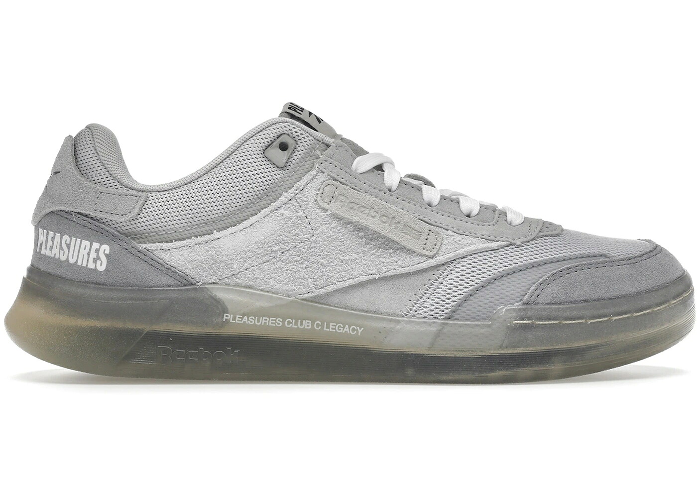 リーボック クラブ レガシー ピュア 灰色 グレー スニーカー ユニセックス REEBOK CLUB C LEGACY PLEASURES / PURE GREY 2 PURE GREY 4 STRAW メンズ｜スニケス 28,600円