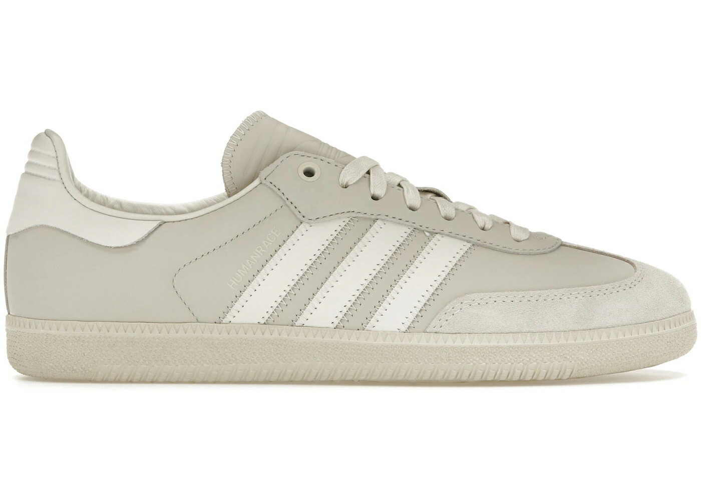 アディダス サンバ 白色 ホワイト スニーカー メンズ ADIDAS SAMBA HUMANRACE CLOUD WHITE / CLOUD WHITE ALUMINUM