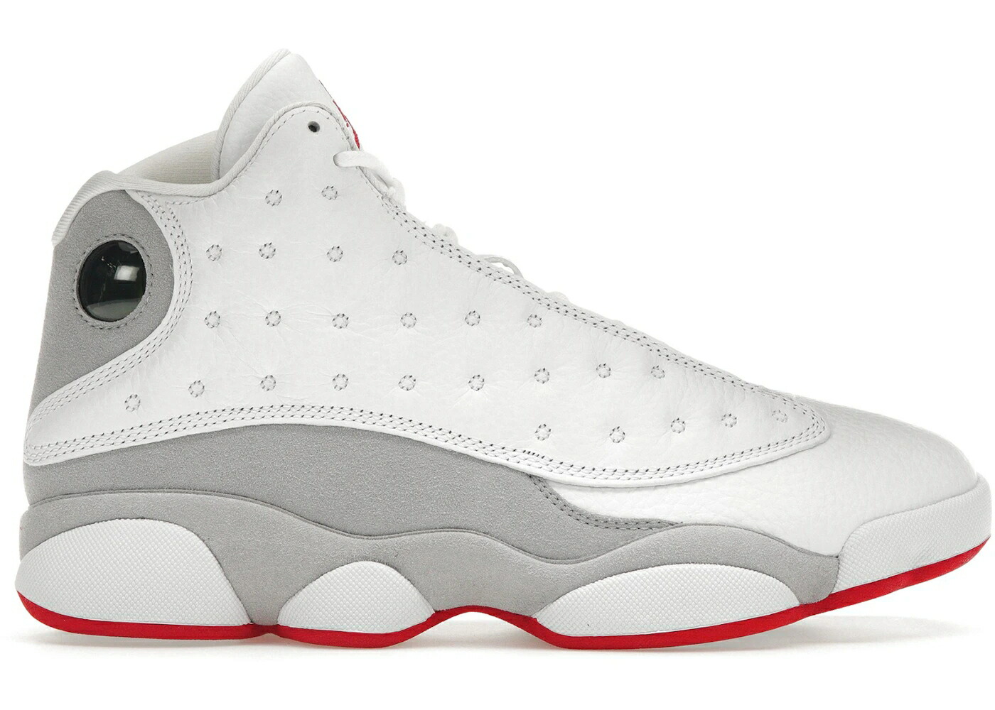 ナイキ ジョーダン サーティーン 灰色 グレー 白色 ホワイト 赤 レッド スニーカー メンズ JORDAN 13 RETRO WOLF GREY / WHITE TRUE RED WOLF GREY