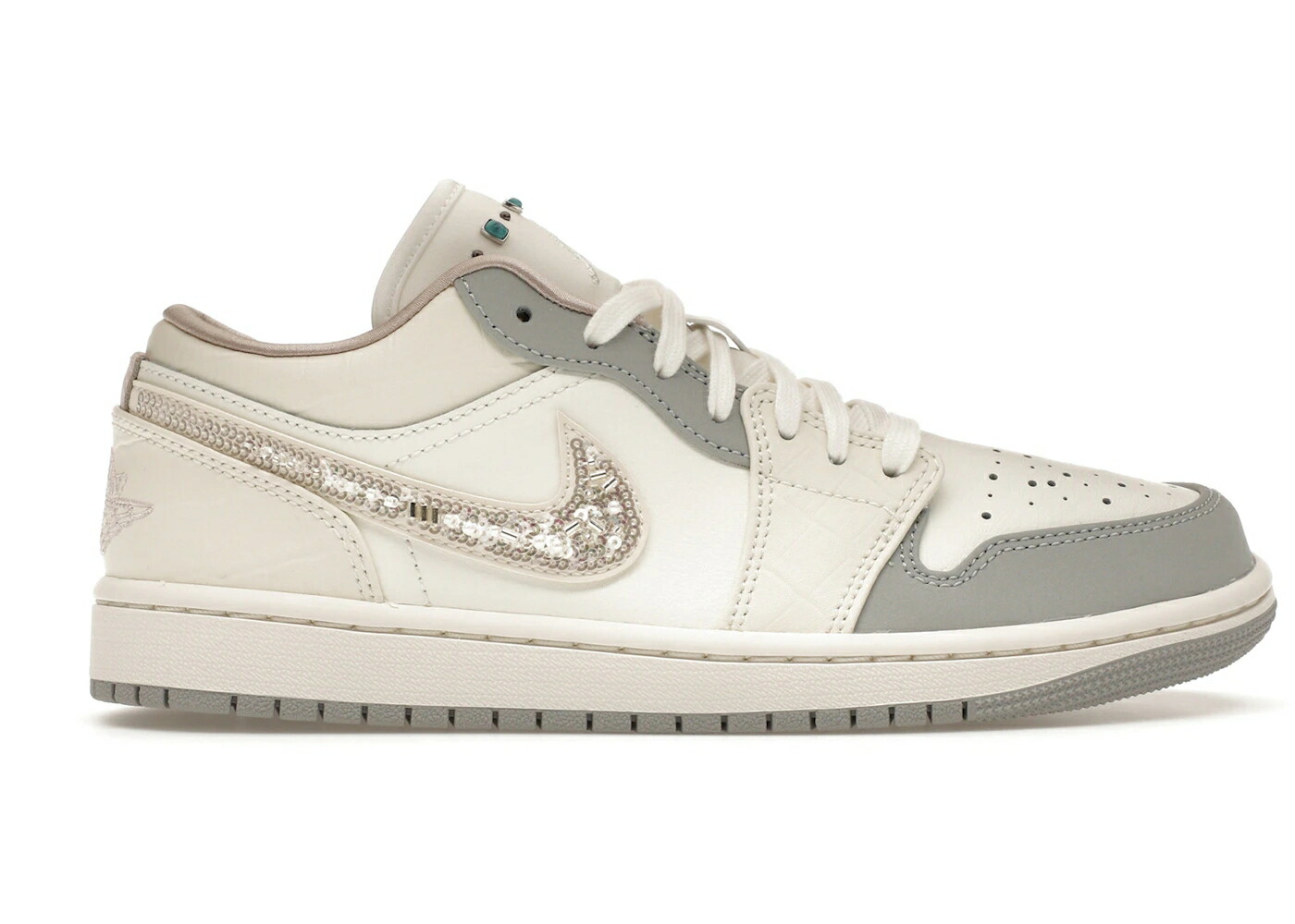 ナイキ ジョーダン パール WOMEN スニーカー レディース JORDAN 1 LOW SAIL SOFT PEARL (WOMEN) / SAIL OFF NOIR SOFT PEARL LIGHT