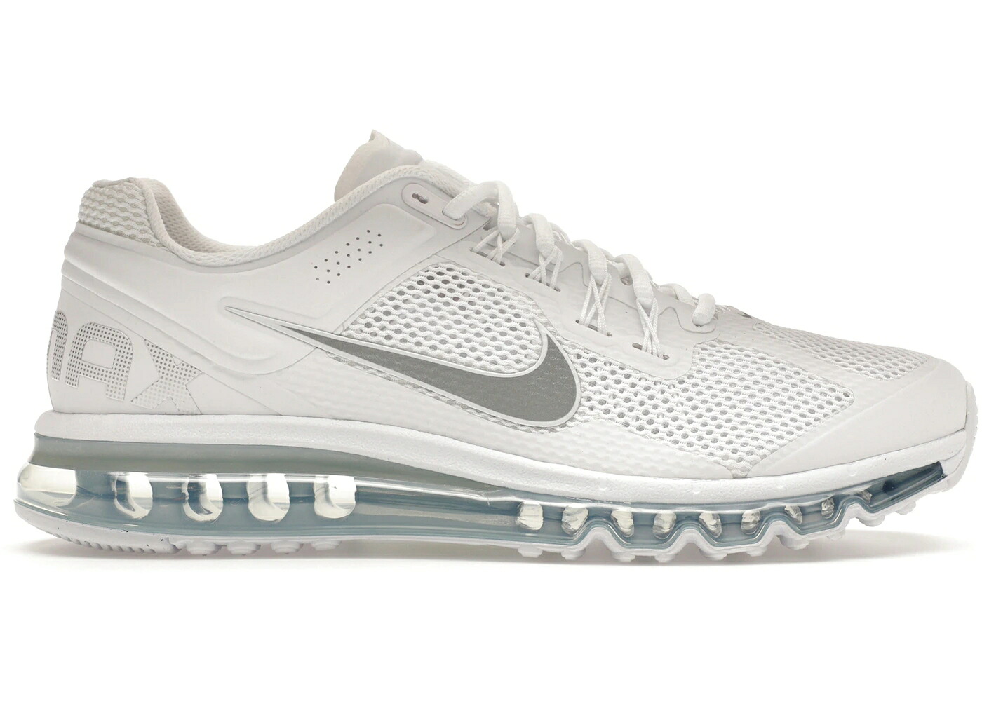 ナイキ マックス 白色 ホワイト 銀色 シルバー 黒色 ブラック エアマックス スニーカー メンズ NIKE AIR MAX 2013 WHITE METALLIC SLVER / WHITE METALLIC SILVER BLACK|スニケス
