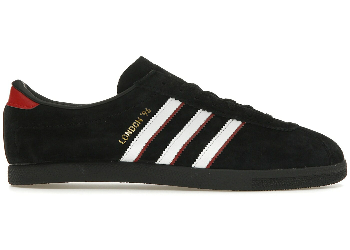 アディダス 中核グループ 黒いこと 黒いこと 白いこと 白いこと スニーカー メンズ ADIDAS LONDON 96 CORE BLACK BETTER SCARLET / CORE BLACK FOOTWEAR WHITE BETTER