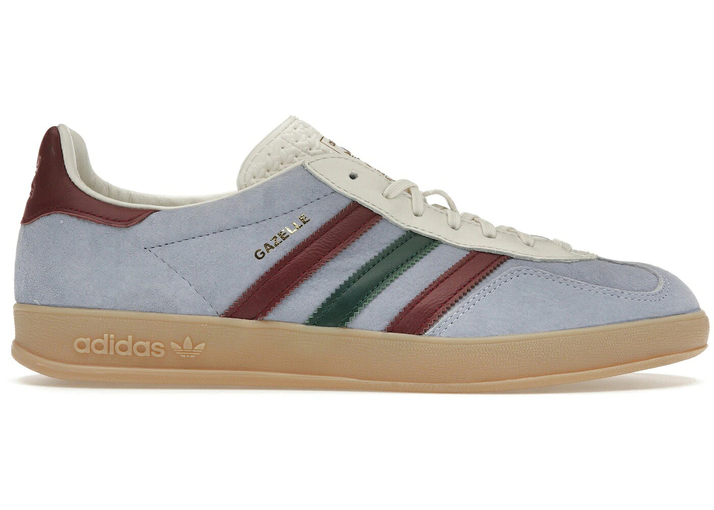 アディダス ガゼル 青色 ブルー ワイン色 バーガンディー スニーカー メンズ ADIDAS GAZELLE INDOOR BLUE DAWN COLLEGIATE BURGUNDY / BLUE DAWN COLLEGIATE BURGUNDY｜スニケス