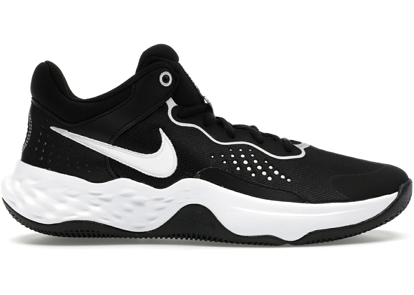ナイキ ミッド 黒色 ブラック 白色 ホワイト FLY.BY スニーカー メンズ NIKE MID 3 BLACK WHITE / BLACK WHITE