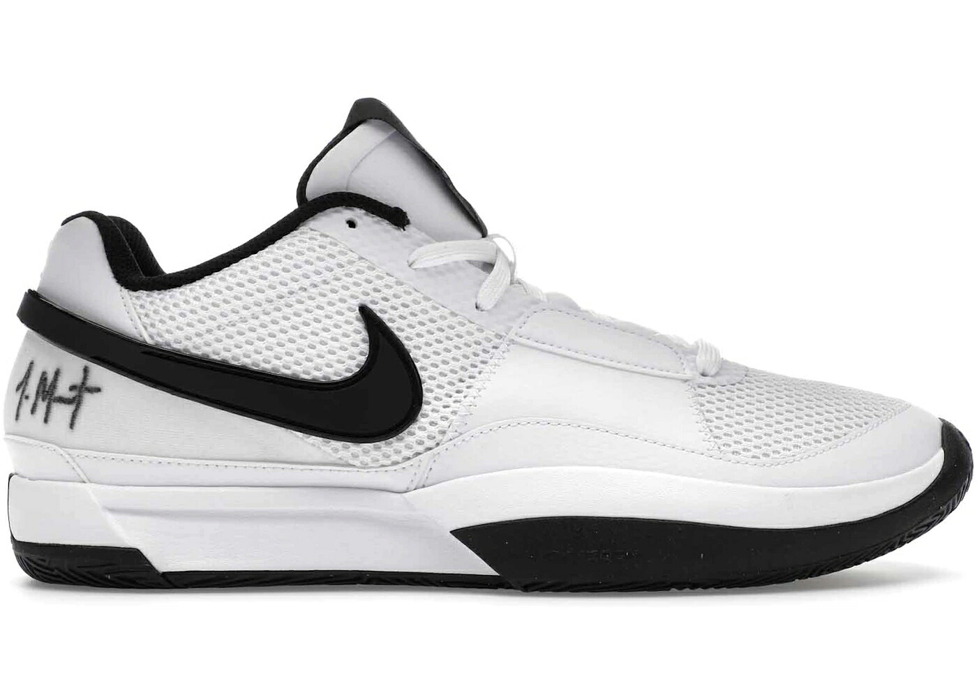 ナイキ 白いこと 白いこと 黒いこと 黒いこと スニーカー メンズ NIKE JA 1 結核症 WHITE BLACK / WHITE WHITE BLACK メンズ靴-スニーカー