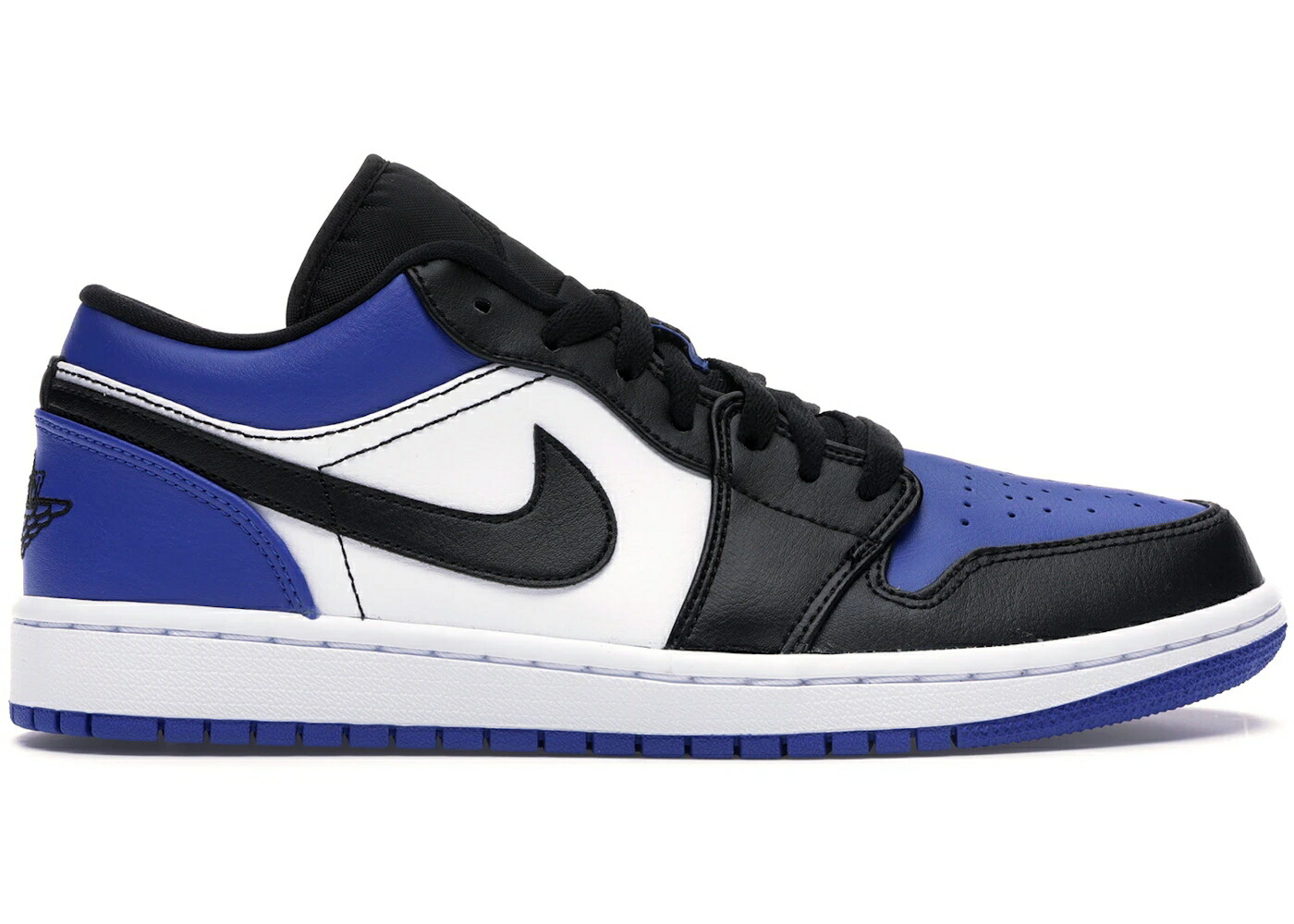 ナイキ ジョーダン 白いこと 白いこと 黒いこと 黒いこと スニーカー メンズ JORDAN 1 LOW ROYAL TOE / SPORT ROYAL WHITE BLACK