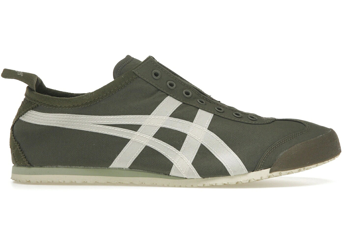 アシックス メキシコ合衆国 スリッポン 緑 緑であること オニツカタイガー スニーカー メンズ ASICS ONITSUKA TIGER MEXICO 66 SLIP-ON MANTLE GREEN BIRCH / MANTLE GREEN BIRCH スニーカー-メンズ靴