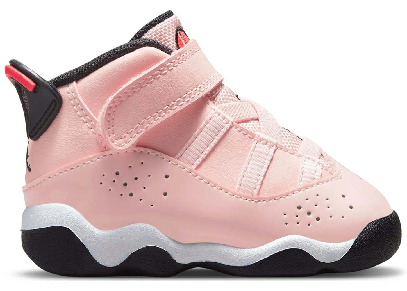 ナイキ ジョーダン リング 黒色 ブラック 白色 ホワイト ジュニア キッズ JORDAN 6 RINGS ATMOSPHERE (TD) / ATMOSPHERE BLACK WHITE INFRARED