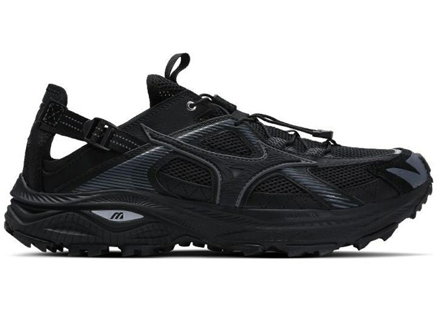 ミズノ 黒いこと 黒いこと スニーカー メンズ MIZUNO RACER TRAIL SE TRIPLE BLACK / BLACK BLACK