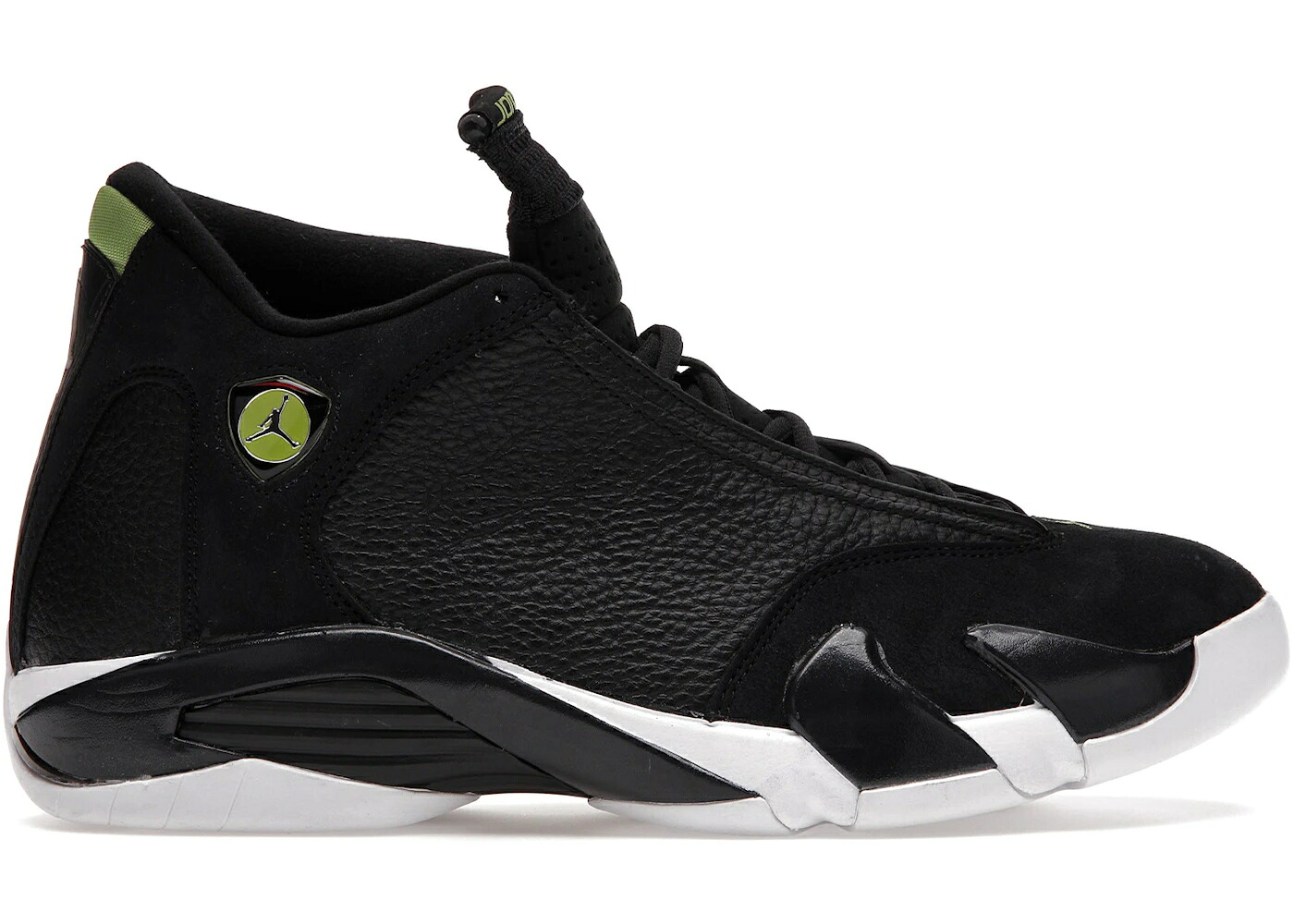 ナイキ ジョーダン 黒色 ブラック 白色 ホワイト スニーカー メンズ JORDAN 14 RETRO INDIGLO (2016) / BLACK WHITE INDIGLO