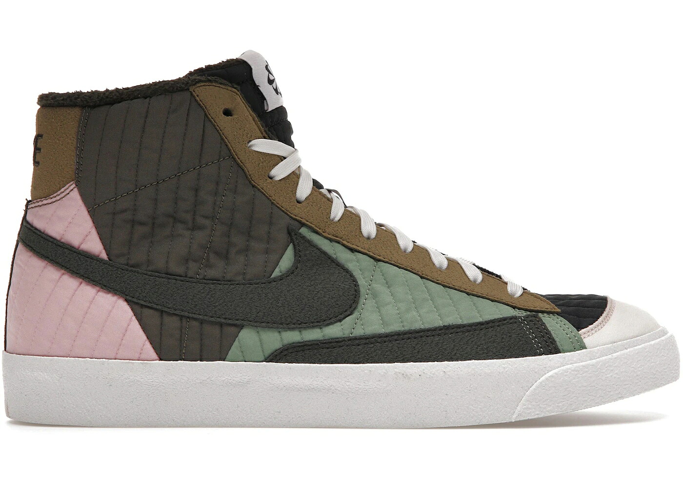 ナイキ ブレイザー ミッド プレミアム オリーブ 茶色 ブラウン スニーカー メンズ NIKE BLAZER MID 77 PREMIUM TOASTY SEQUOIA QUILTED / SEQUOIA MEDIUM OLIVE BROWN KELP