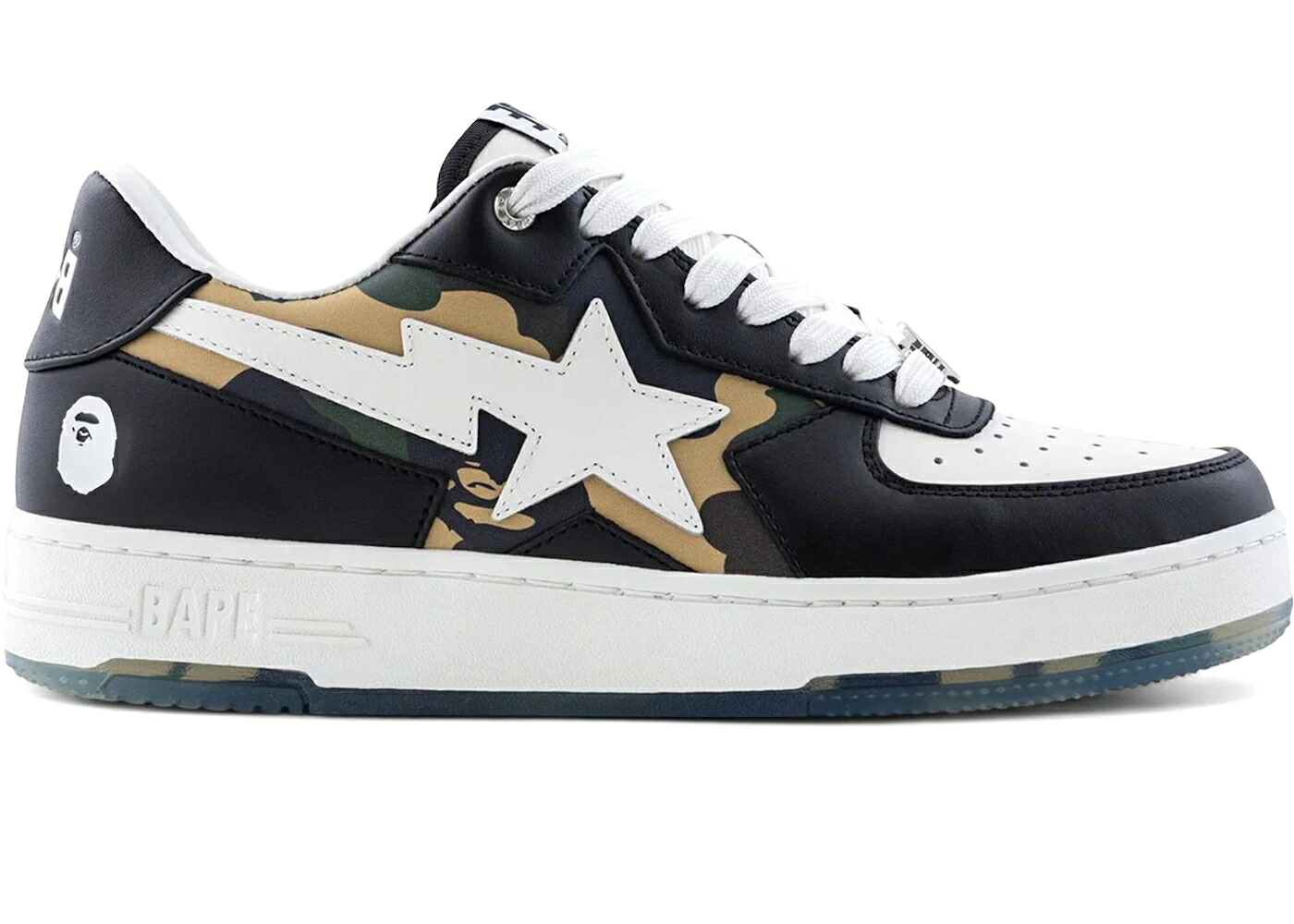 ベイプ アイコン 黒いこと 黒いこと 家鴨柄 #2 スニーカー メンズ BAPE A BATHING APE STA ICON BLACK CAMO /