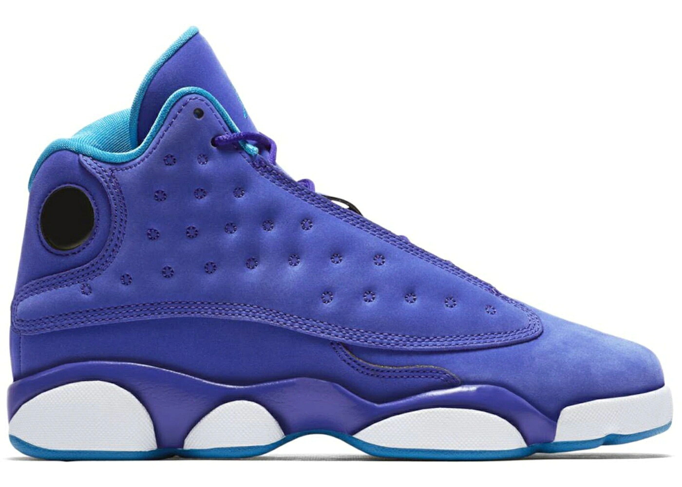 ナイキ ジョーダン サーティーン ホーネッツ 紫 パープル オリオン 青色 ブルー 白色 ホワイト ジュニア キッズ JORDAN 13 RETRO HORNETS (GS) / VARSITY PURPLE ORION BLUE WHITE ベビー マタニティ スニ|スニケス