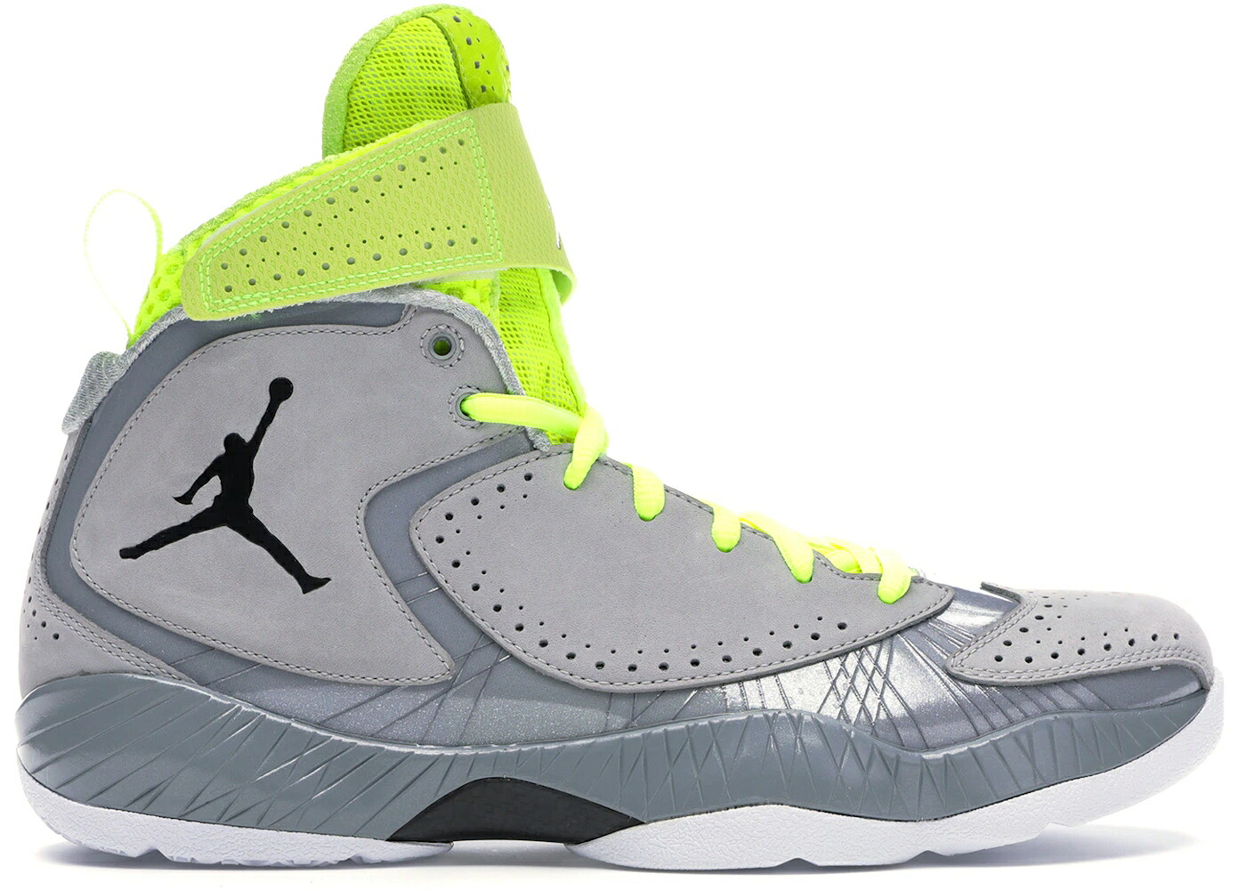 ナイキ ジョーダン 灰色 グレー 黒色 ブラック 銀色 シルバー 白色 ホワイト スニーカー メンズ JORDAN 2012 WOLF GREY / WOLF GREY BLACK SILVER ICE WHITE|スニケス