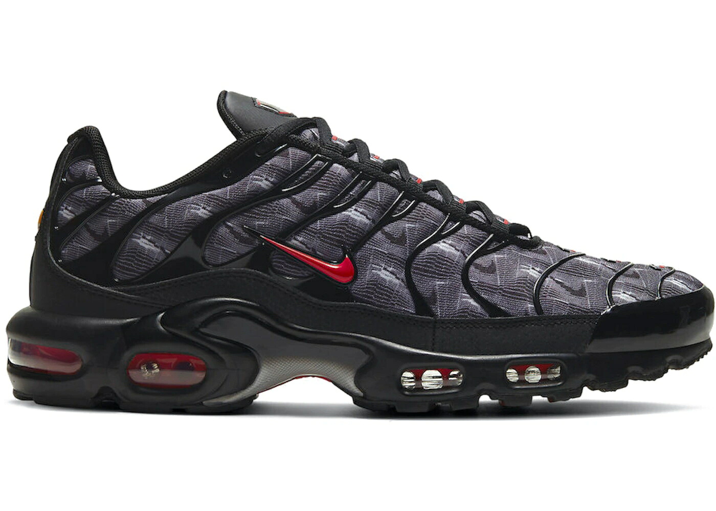 ナイキ マックス 黒色 ブラック 灰色 グレー ワイン色 バーガンディー エアマックスプラス スニーカー メンズ NIKE AIR MAX PLUS TOPOGRAPHY PACK / BLACK DARK GREY BURGUNDY