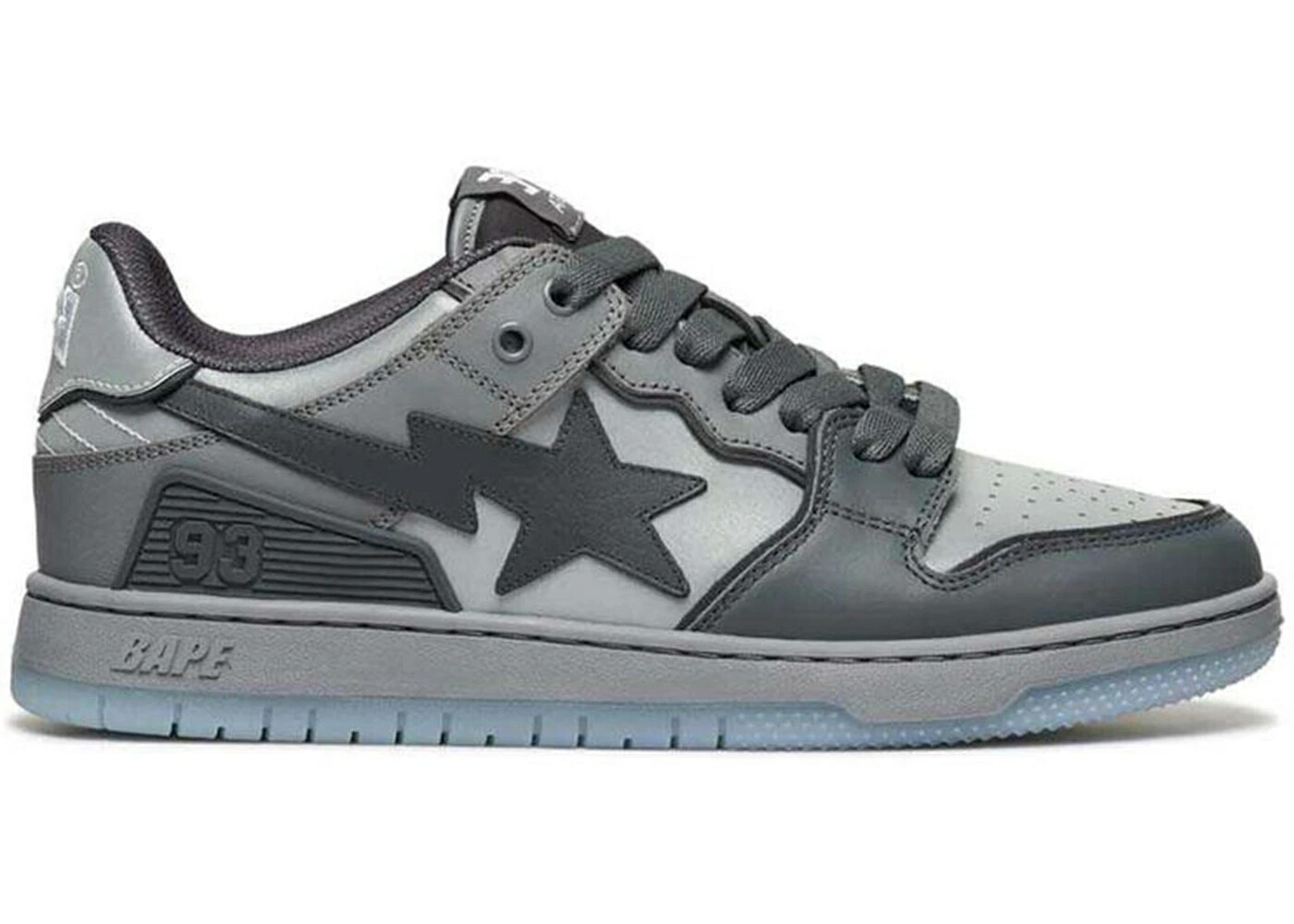 ベイプ 灰色 グレー #5 スニーカー メンズ BAPE A BATHING APE SK8 STA GREY /