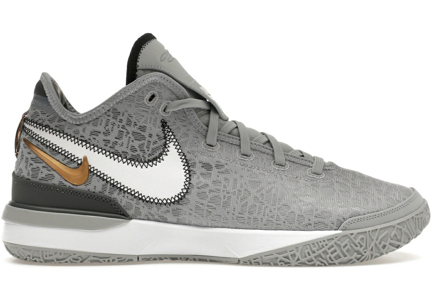 ナイキ ズーム レブロン 灰色 グレー ゴールド 白色 ホワイト 黒色 ブラック スニーカー メンズ NIKE ZOOM LEBRON NXXT GEN WOLF GREY METALLIC GOLD / WOLF GREY WHITE IRON GREY BLACK