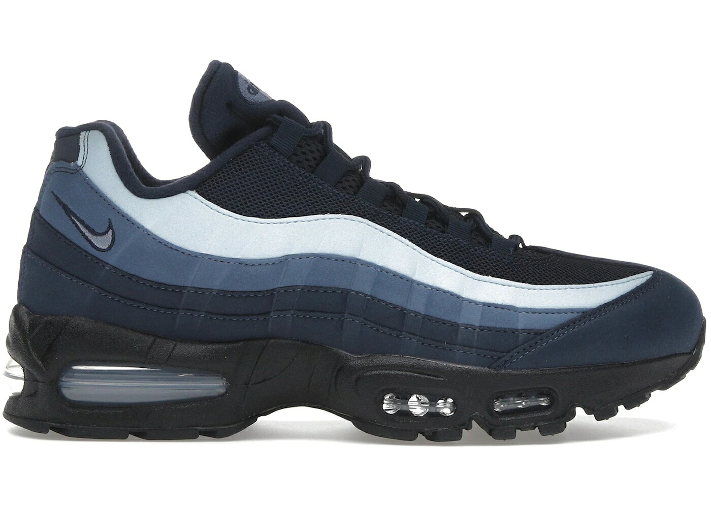 ナイキ マックス 砂上の楼閣 青味 青み エア湖マックス スニーカー メンズ NIKE AIR MAX 95 OG BIG BUBBLE OBSIDIAN / OBSIDIAN DIFFUSED BLUE CELESTINE