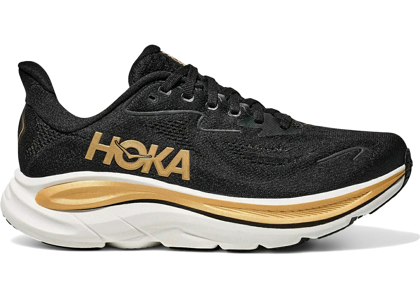 ホカオネオネ 黒いこと 黒いこと ゴールド WOMEN\u0027S スニーカー レディース HOKA ONE ONE HOKA ONE CLIFTON 10 BLACK GOLD (WOMEN\u0027S) / BLACK GOLD