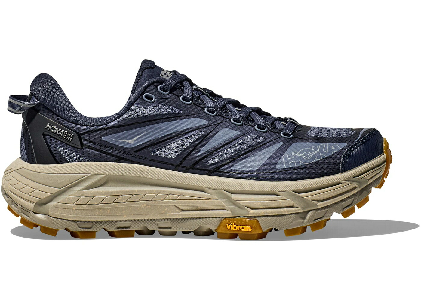ホカオネオネ スピード 紺色 ネイビー スニーカー メンズ HOKA ONE ONE HOKA ONE MAFATE SPEED 2 VARSITY NAVY FARRO / VARSITY NAVY FARRO