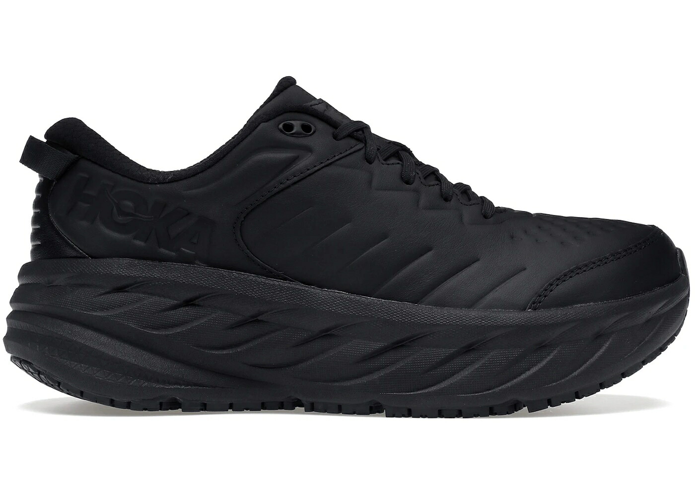 ホカオネオネ 黒色 ブラック スニーカー メンズ HOKA ONE ONE HOKA ONE BONDI SR BLACK / BLACK BLACK