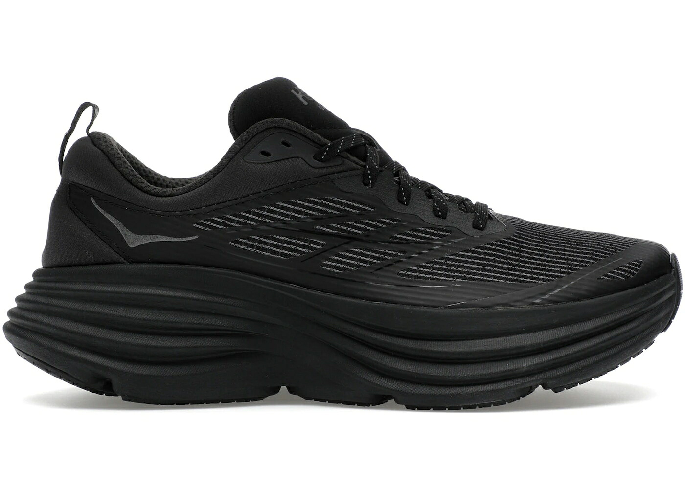 ホカオネオネ 黒いこと 黒いこと スニーカー メンズ HOKA ONE ONE HOKA ONE BONDI 8 CAGED STEALTH/TECH BLACK / BLACK BLACK