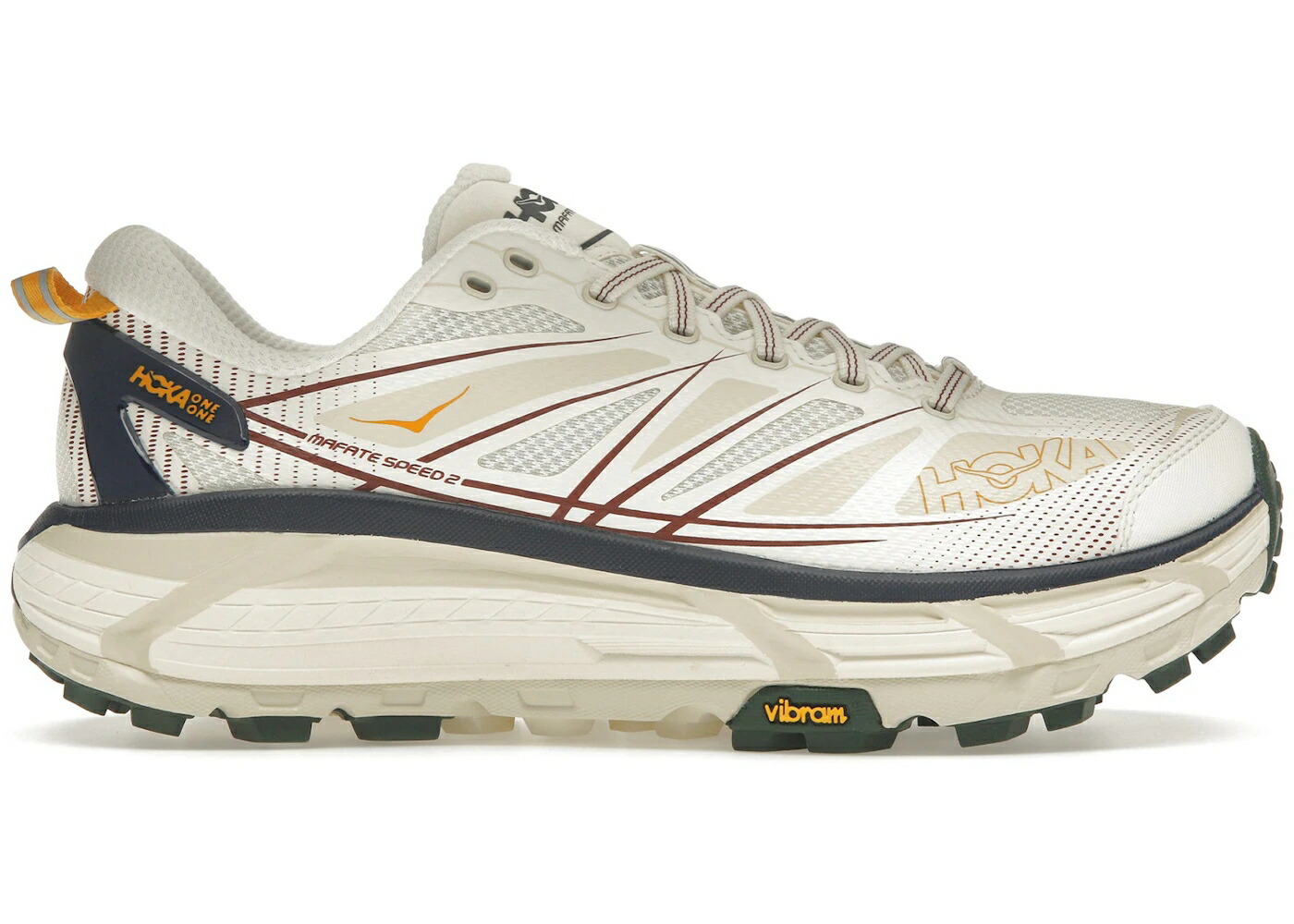 ホカオネオネ スピード スニーカー メンズ HOKA ONE ONE HOKA ONE MAFATE SPEED 2 ALABASTER OAT MILK / ALABASTER OAT MILK