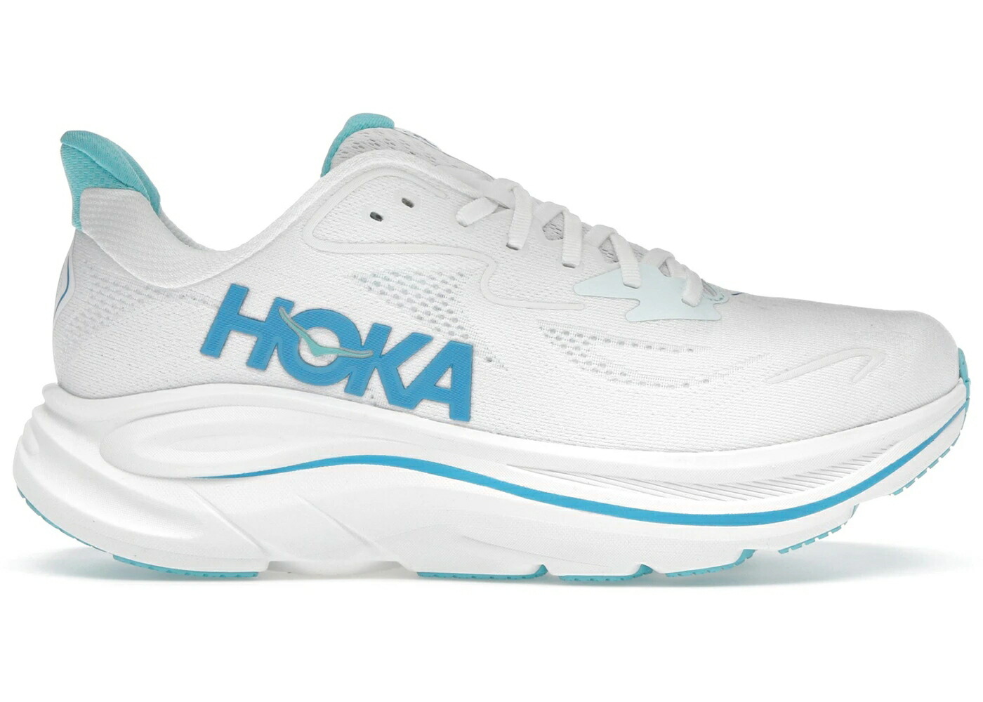 ホカオネオネ 白いこと 白いこと 青味 青み スニーカー メンズ HOKA ONE ONE HOKA ONE CLIFTON 10 WHITE SKYWARD BLUE / WHITE SKYWARD BLUE