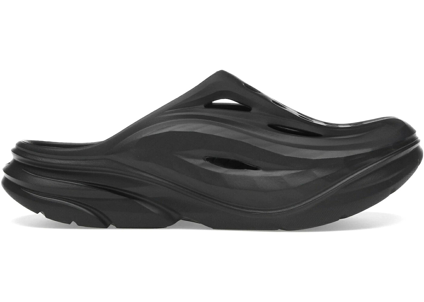 ホカオネオネ 黒色 ブラック スニーカー メンズ HOKA ONE ONE HOKA ONE ORA RECOVERY MULE BLACK / BLACK BLACK|スニケス
