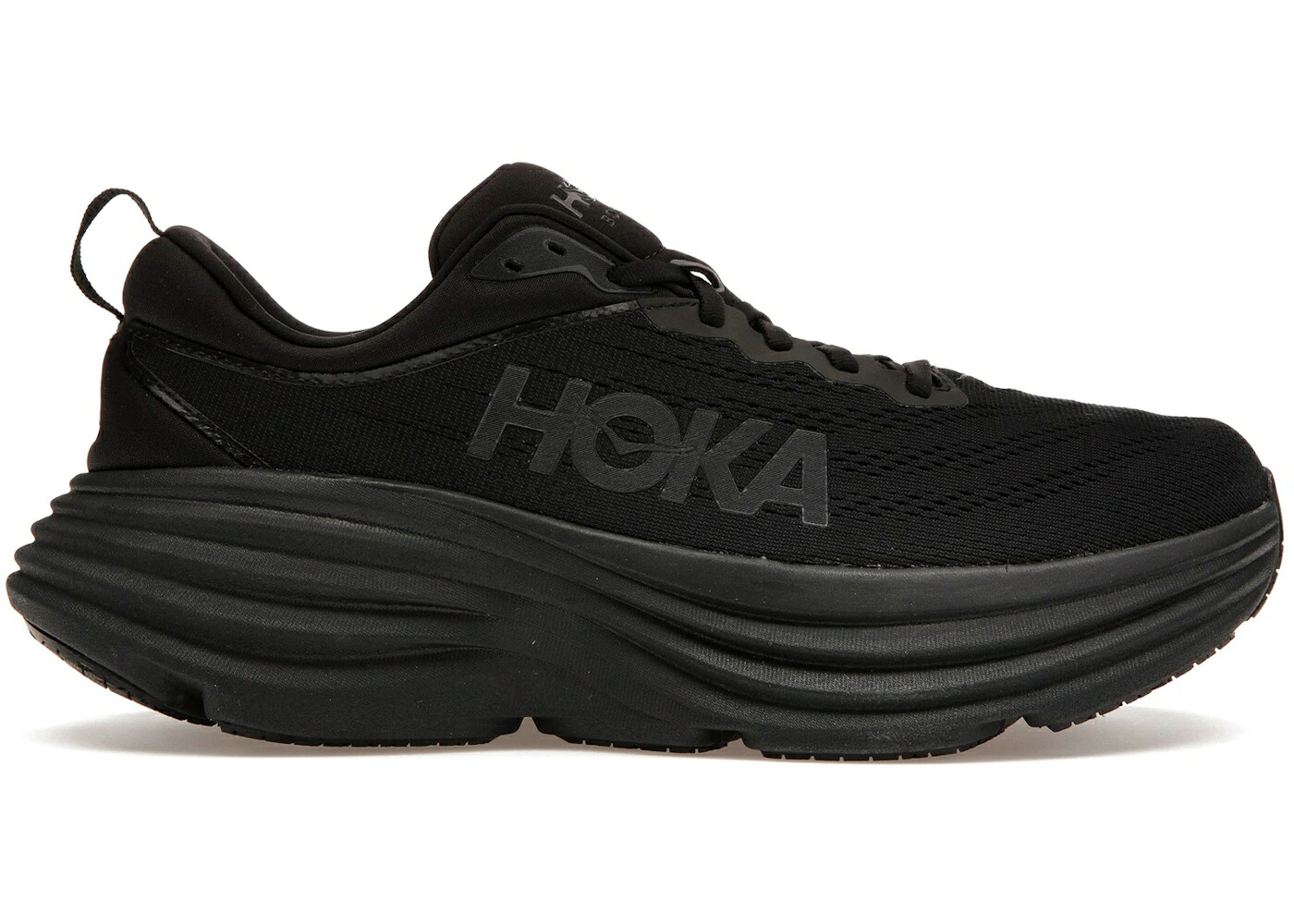 ホカオネオネ 黒色 ブラック スニーカー メンズ HOKA ONE ONE HOKA ONE BONDI 8 TRIPLE BLACK / BLACK BLACK｜スニケス