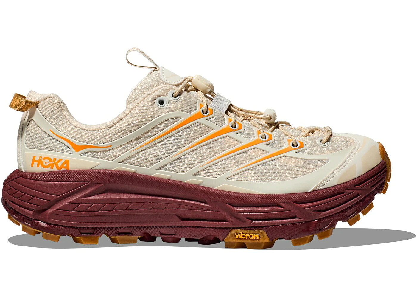 ホカオネオネ ワイン色 バーガンディー スニーカー メンズ HOKA ONE ONE HOKA ONE MAFATE THREE2 VANILLA VARSITY BURGUNDY / VANILLA VARSITY BURGUNDY|スニケス
