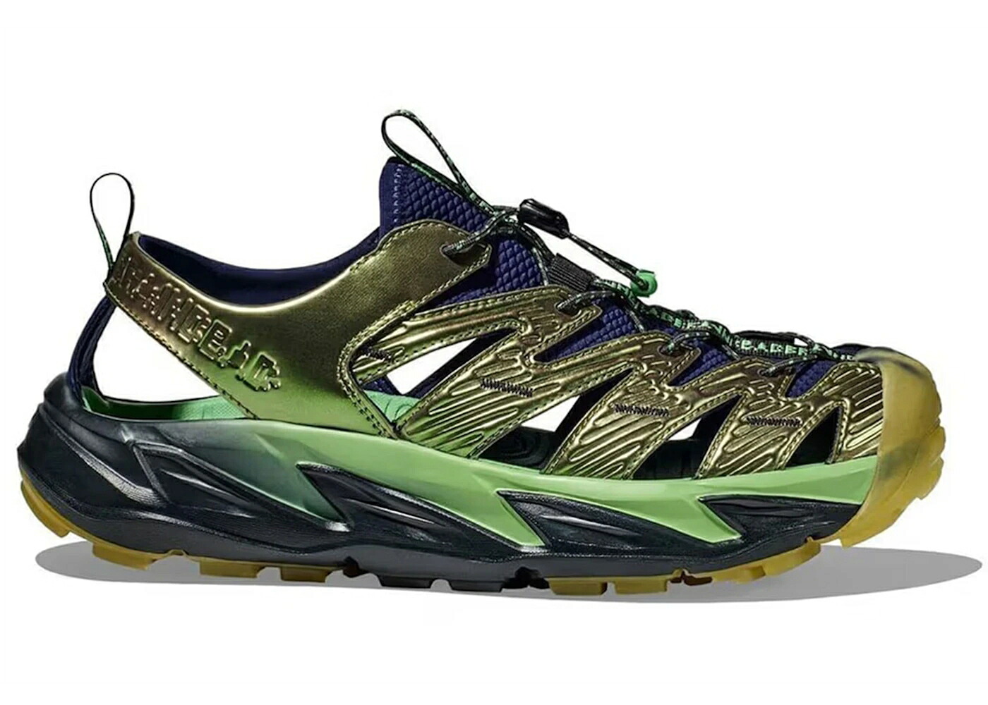 ホカオネオネ 緑 緑であること スニーカー メンズ HOKA ONE ONE HOKA ONE HOPARA BRAIN DEAD PEA POD GREEN / PEAPOD EGGNOG