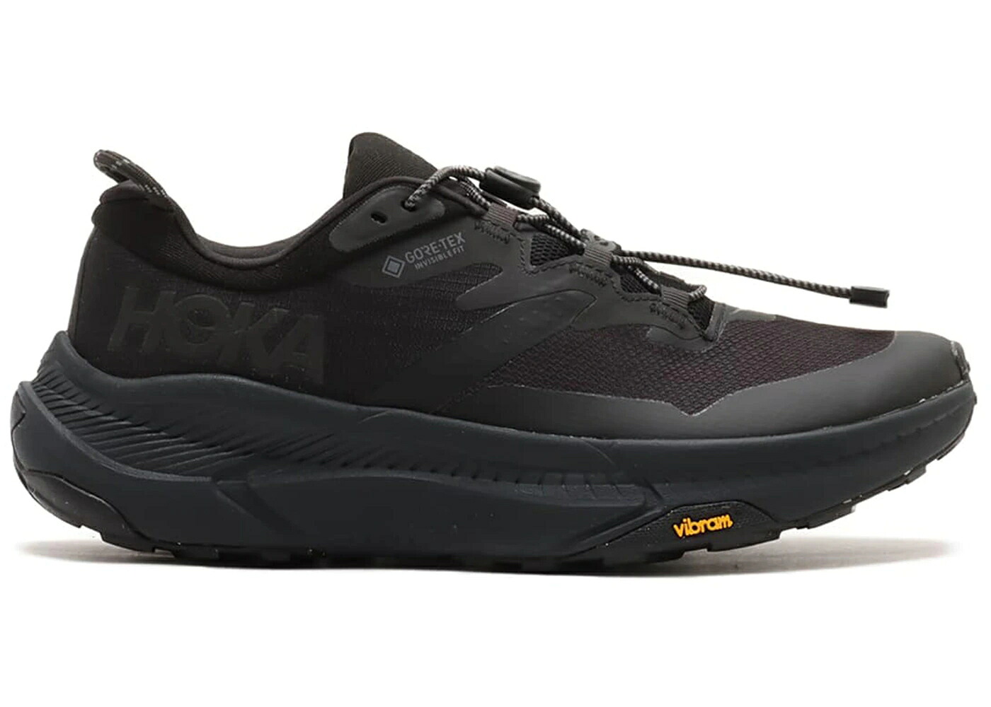 ホカオネオネ ゴアテックス 黒色 ブラック スニーカー メンズ HOKA ONE ONE HOKA ONE TRANSPORT GORE-TEX BLACK / BLACK BLACK|スニケス