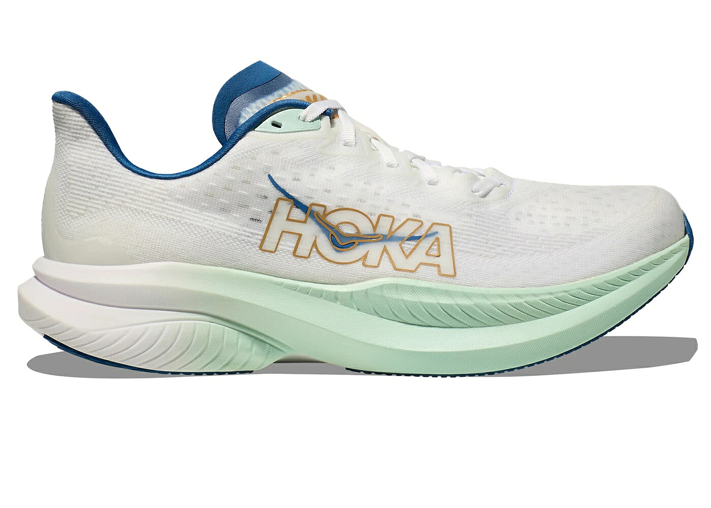 ホカオネオネ ゴールド スニーカー メンズ HOKA ONE ONE HOKA ONE MACH 6 FROST GOLD / FROST GOLD｜スニケス 59,640円