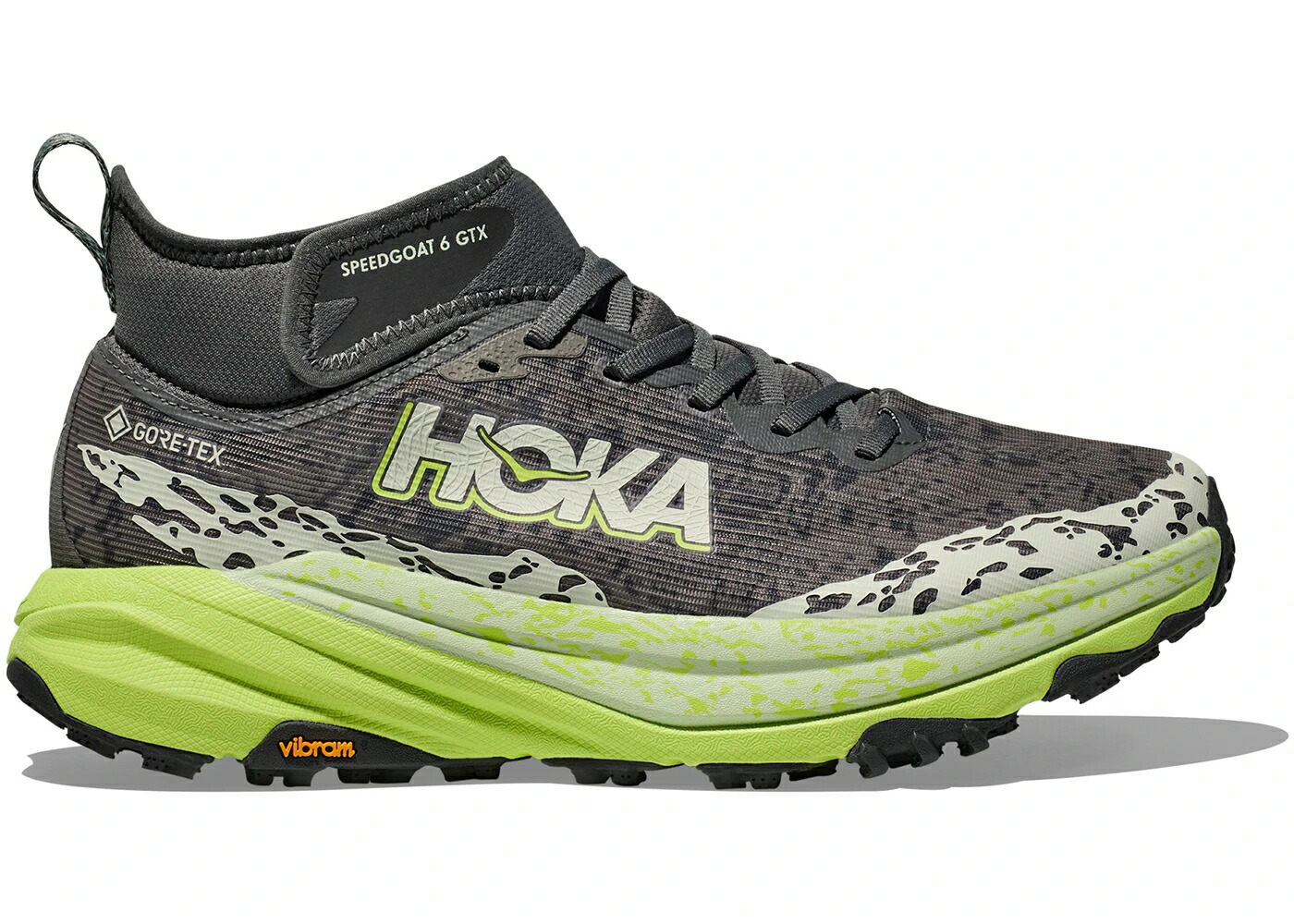 ホカオネオネ ミッド ゴアテックス スニーカー メンズ HOKA ONE ONE HOKA ONE SPEEDGOAT 6 MID GORE-TEX OUTER ORBIT LETTUCE / OUTER ORBIT LETTUCE
