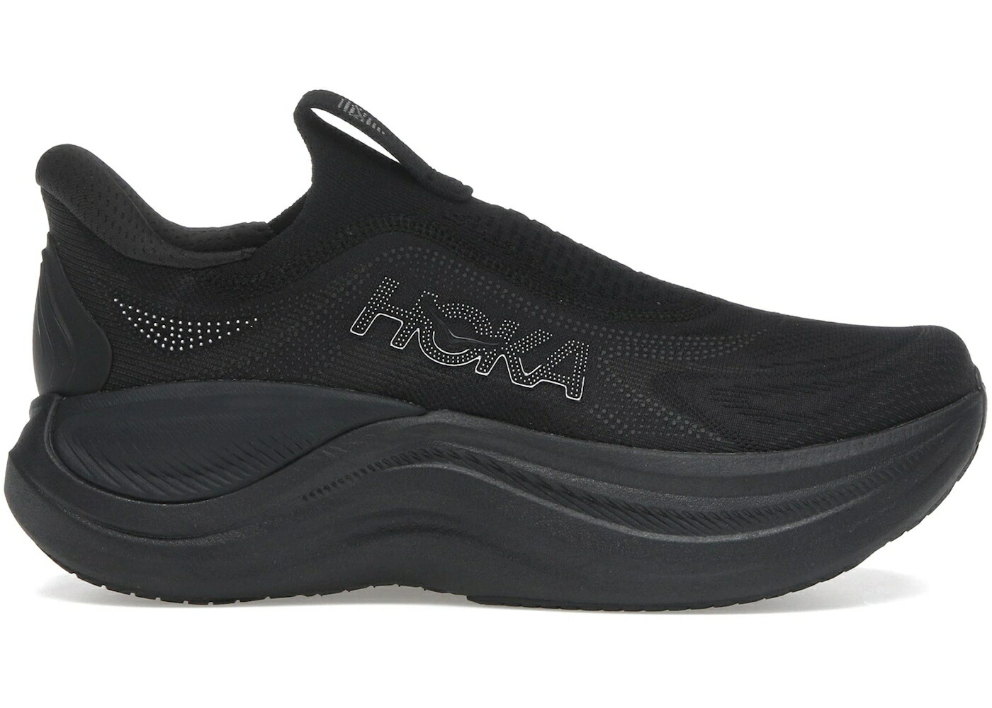 ホカオネオネ 黒いこと 黒いこと スニーカー メンズ HOKA ONE ONE HOKA ONE SKYWARD LACELESS BLACK / BLACK BLACK メンズ靴-靴