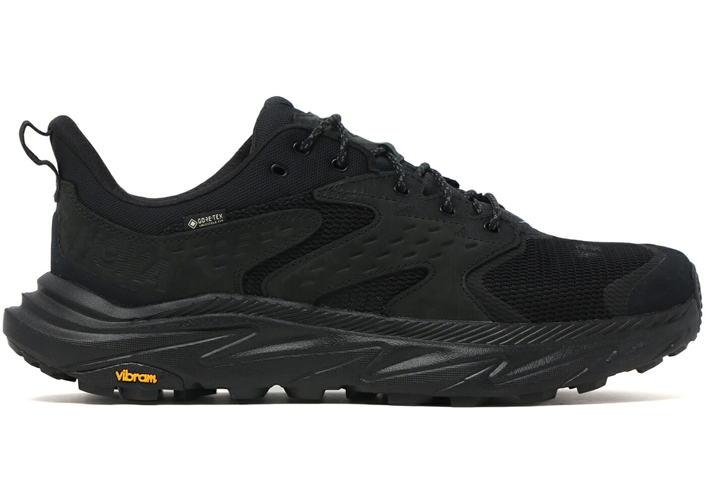 ホカオネオネ ゴアテックス 黒いこと 黒いこと スニーカー メンズ HOKA ONE ONE HOKA ONE ANACAPA 2 LOW GORE-TEX BLACK / BLACK BLACK