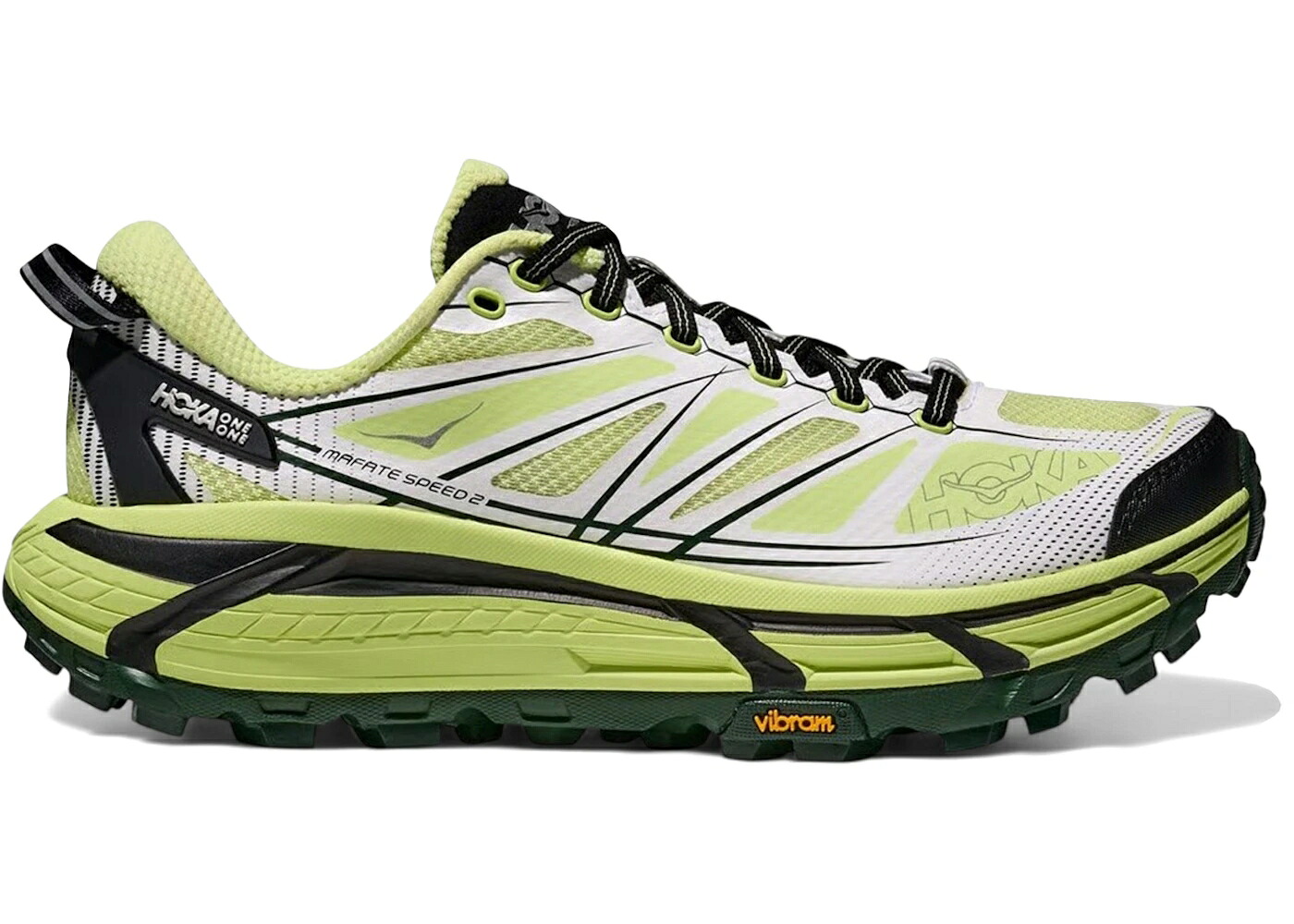 ホカオネオネ 素早さ 白いこと 白いこと スニーカー メンズ HOKA ONE ONE HOKA ONE MAFATE SPEED 2 HONEYDEW WHITE / HONEYDEW WHITE