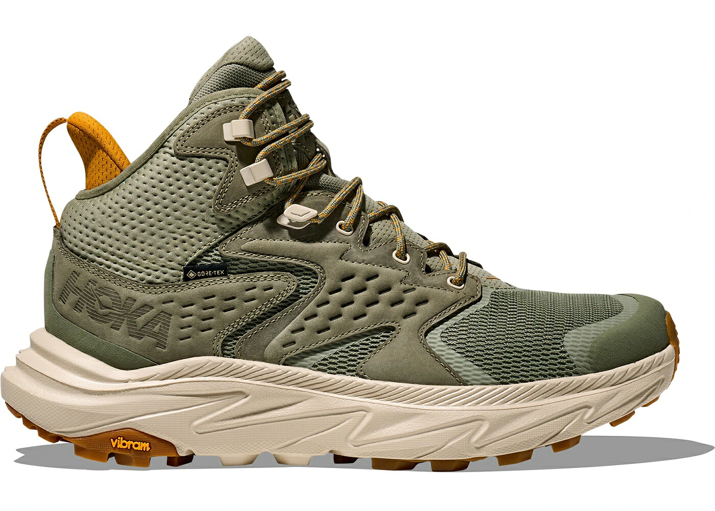 ホカオネオネ ミッド ゴアテックス スニーカー メンズ HOKA ONE ONE HOKA ONE ANACAPA 2 MID GORE-TEX SEA MOSS OAT MILK / SEA MOSS OAT MILK