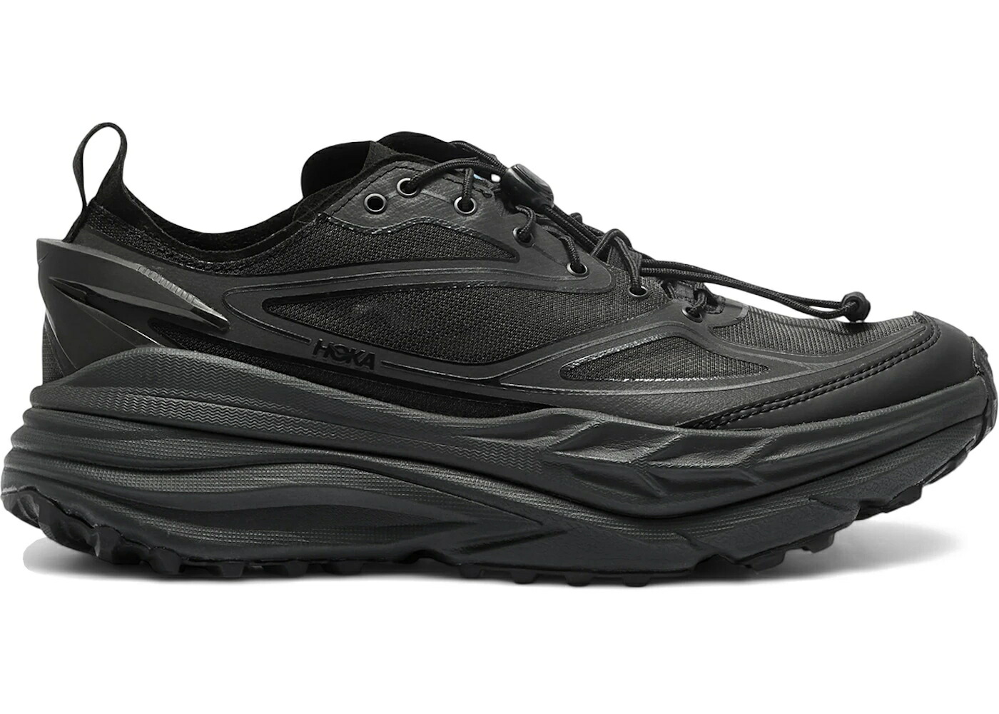 ホカオネオネ 黒いこと 黒いこと 表どおり スニーカー メンズ HOKA ONE ONE HOKA ONE STINSON ONE7 BLACK DOVER STREET MARKET EXCLUSIVE /