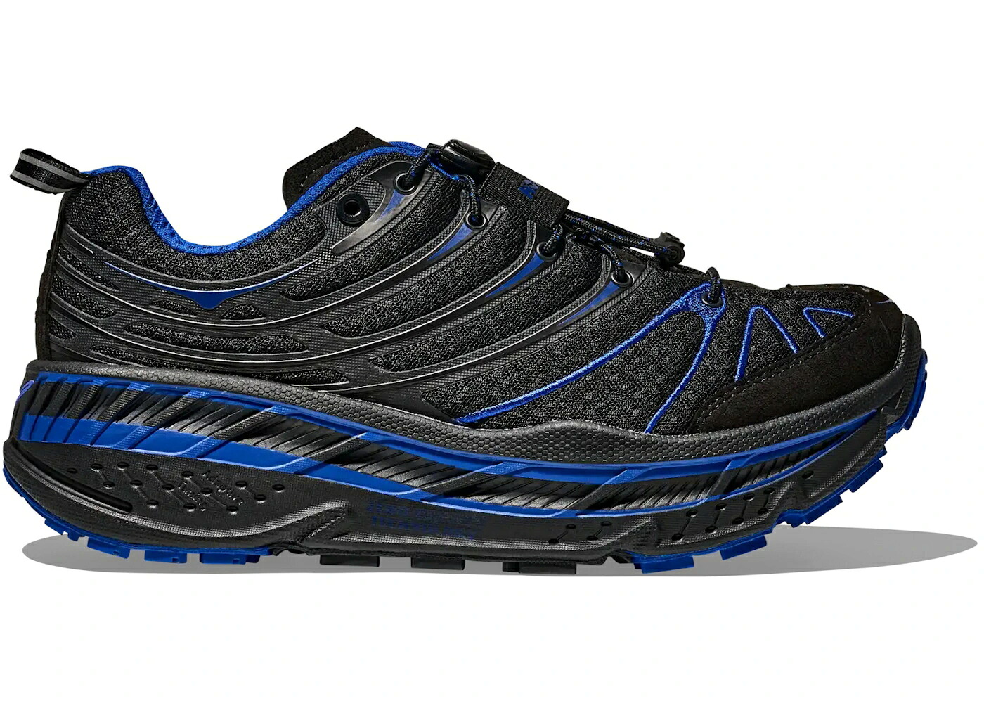 ホカオネオネ 黒いこと 黒いこと 青み 青色 スニーカー メンズ HOKA ONE ONE HOKA ONE STINSON EVO OG BLACK BLUE / BLACK BLUE
