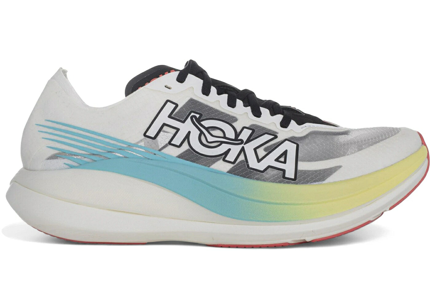 ホカオネオネ 青味 青み スニーカー メンズ HOKA ONE ONE HOKA ONE ROCKET X 2 YUZU CIELO BLUE / YUZU CIELO BLUE