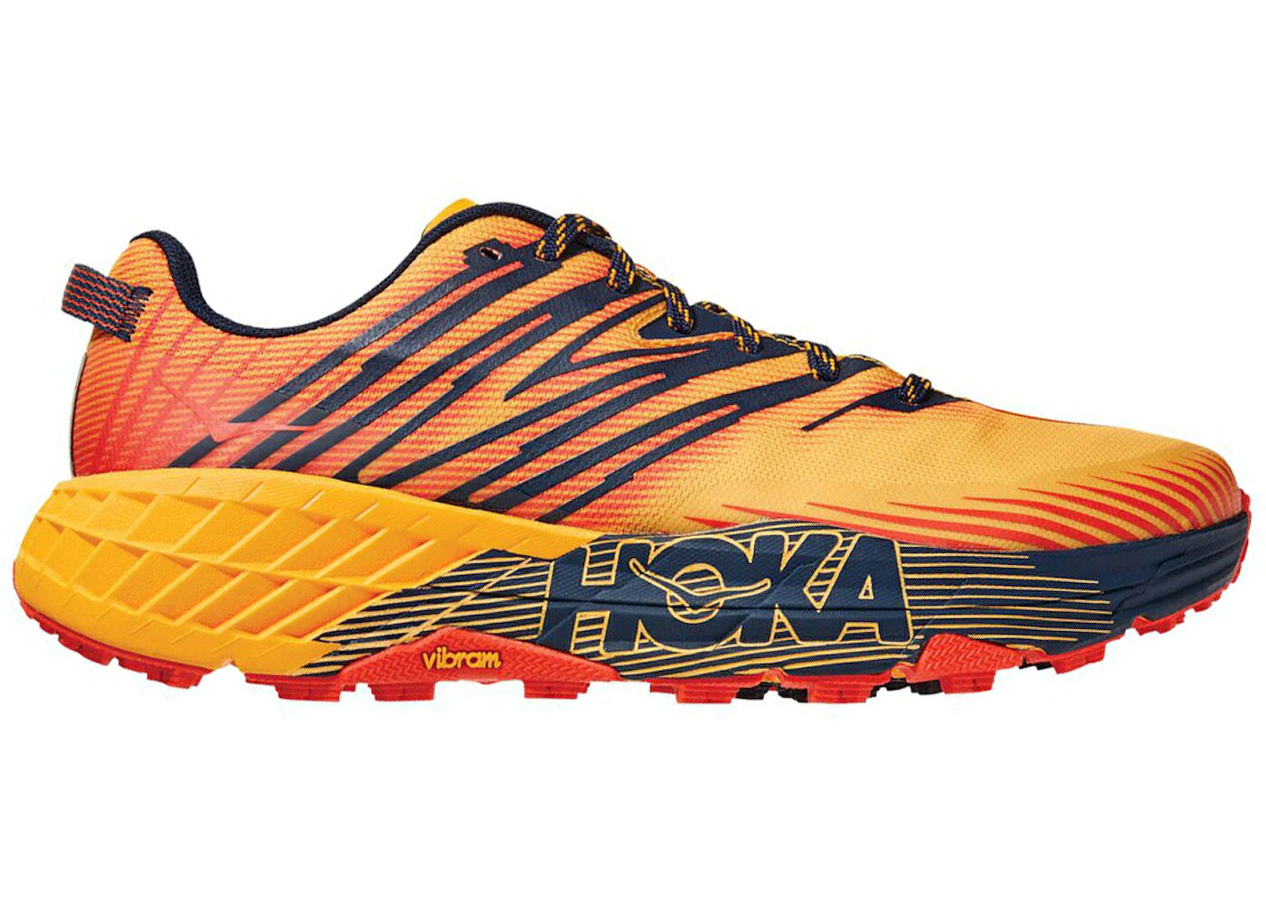 ホカオネオネ ゴールド 核融合反応 黒いこと 黒いこと スニーカー メンズ HOKA ONE ONE HOKA ONE SPEEDGOAT 4 GOLD FUSION / GOLD FUSION BLACK IRIS