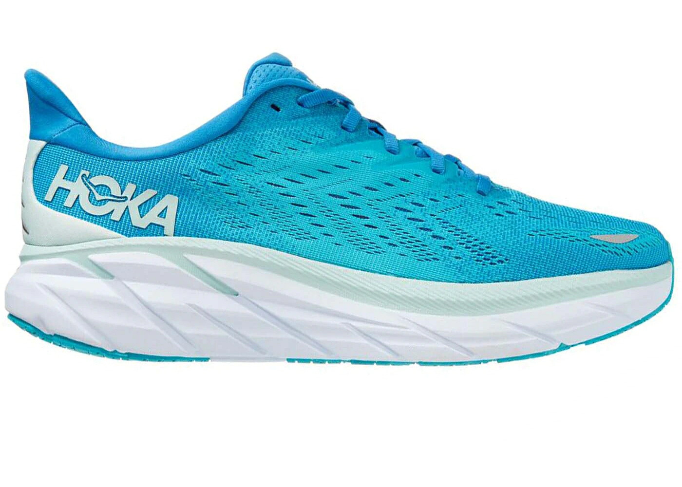 ホカオネオネ 青味 青味 スニーカー メンズ HOKA ONE ONE HOKA ONE CLIFTON 8 IBIZA BLUE SCUBA / IBIZA BLUE SCUBA BLUE