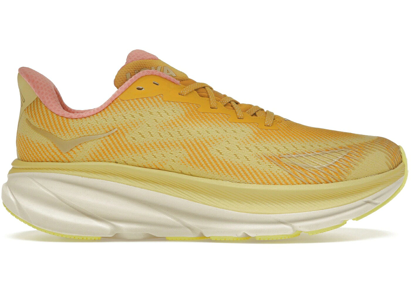 ホカオネオネ ゴアテックス 黄味がかった 黄色 スニーカー メンズ HOKA ONE ONE HOKA ONE CLIFTON 9 GORE-TEX TS VARSITY YELLOW VANILLA / VARSITY YELLOW VANILLA