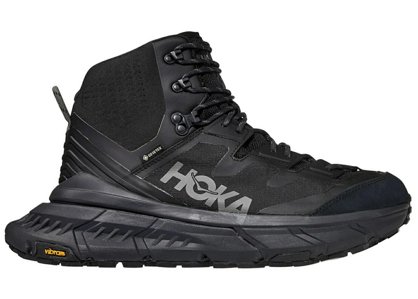 ホカオネオネ ゴアテックス 黒いこと 黒いこと 薄墨色 薄墨色 スニーカー メンズ HOKA ONE ONE HOKA ONE TENNINE HIKE GORE-TEX BLACK / BLACK DARK GULL GREY