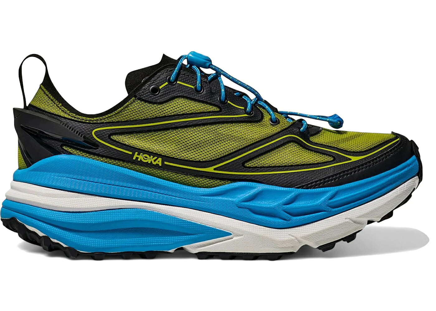 ホカオネオネ 黒色 ブラック 青色 ブルー スニーカー メンズ HOKA ONE ONE HOKA ONE STINSON ONE7 BLACK SKYWARD BLUE / BLACK SKYWARD BLUE｜スニケス