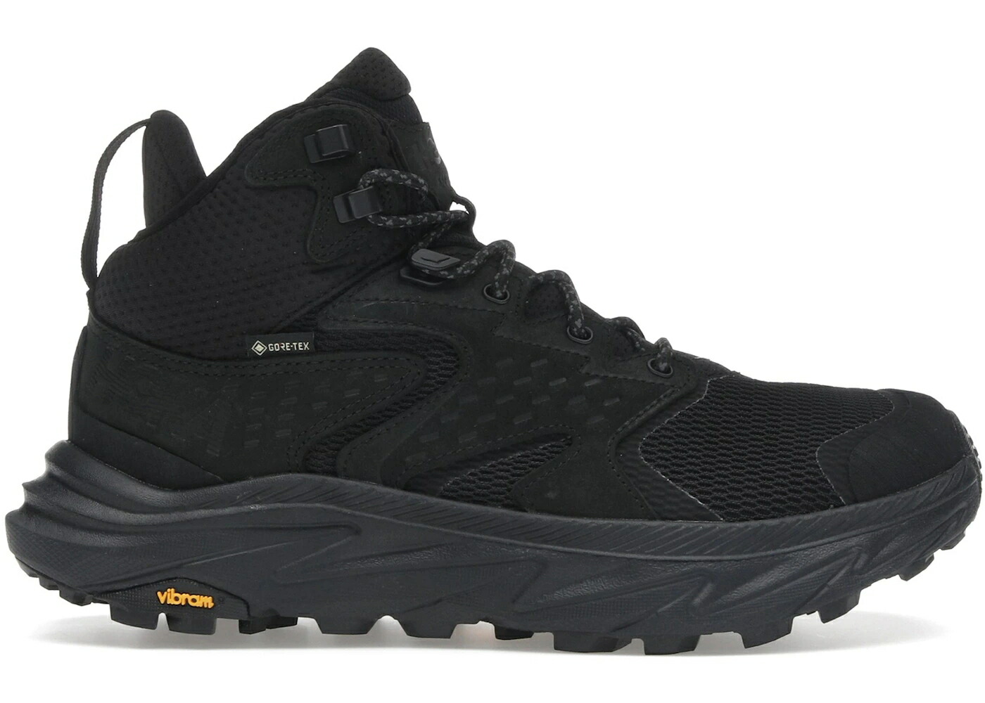 ホカオネオネ ミッド ゴアテックス 黒いこと 黒いこと スニーカー メンズ HOKA ONE ONE HOKA ONE ANACAPA 2 MID GORE-TEX BLACK / BLACK BLACK スニーカー-メンズ靴-靴