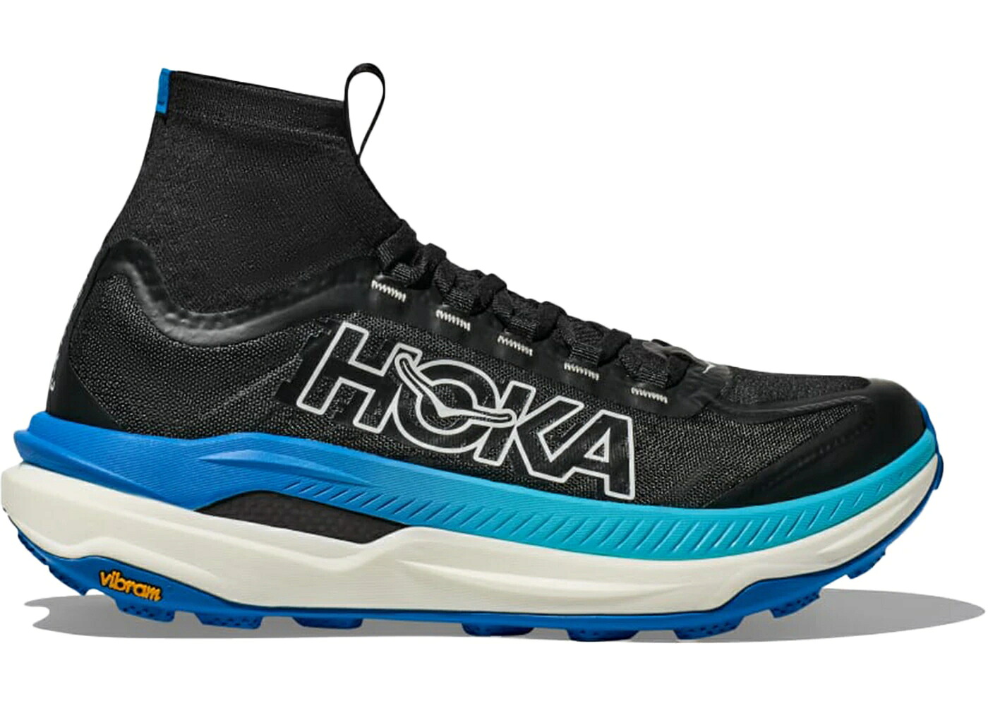 ホカオネオネ 黒色 ブラック 青色 ブルー スニーカー メンズ HOKA ONE ONE HOKA ONE TECTON X 3 BLACK BLUE / BLACK HOKA BLUE|スニケス